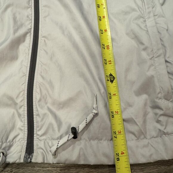 Columbia PFG Terminal Spray Jacket Gray Hooded Windbreaker UPF 50 Mens Small - Picture 7 of 12